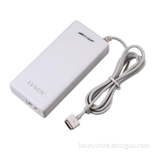 AC Adapter with 18.5V/4.6A Output Voltage/Current and Magnetic Tip, Compatible with MacBook
